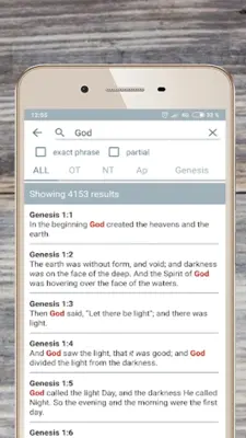 NKJV Bible free offline android App screenshot 7